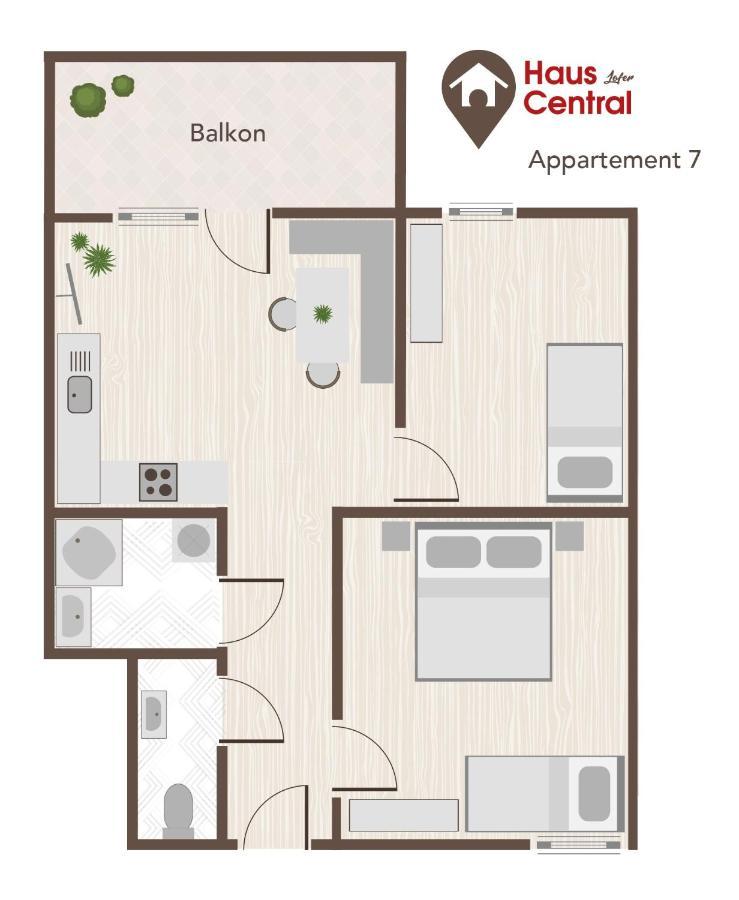 Haus Central Lofer Eksteriør bilde