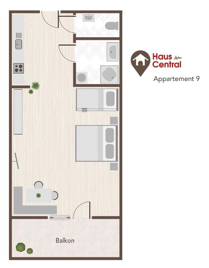 Haus Central Lofer Eksteriør bilde